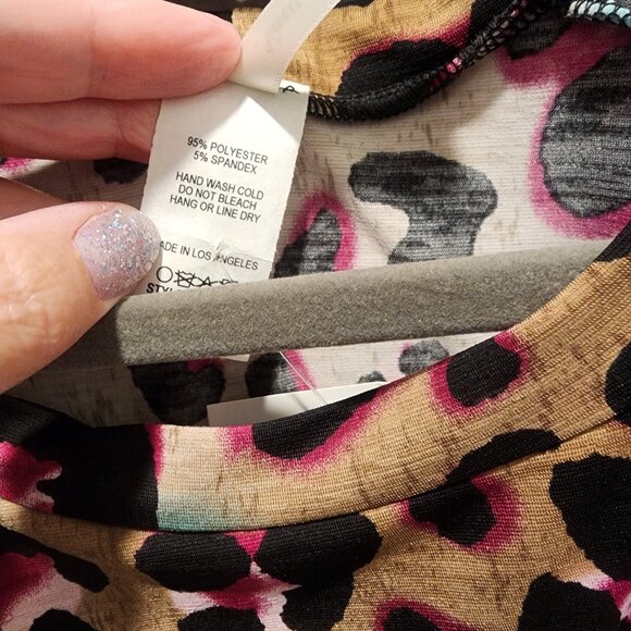 Colorful leopard blouse - Picture 8 of 8